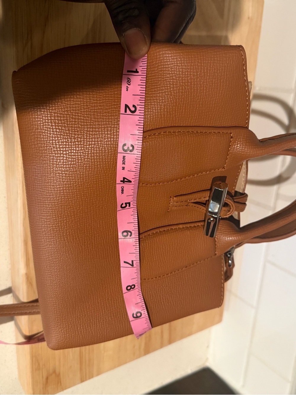 Longchamp Roseau leather handbag - Picture 8 of 10